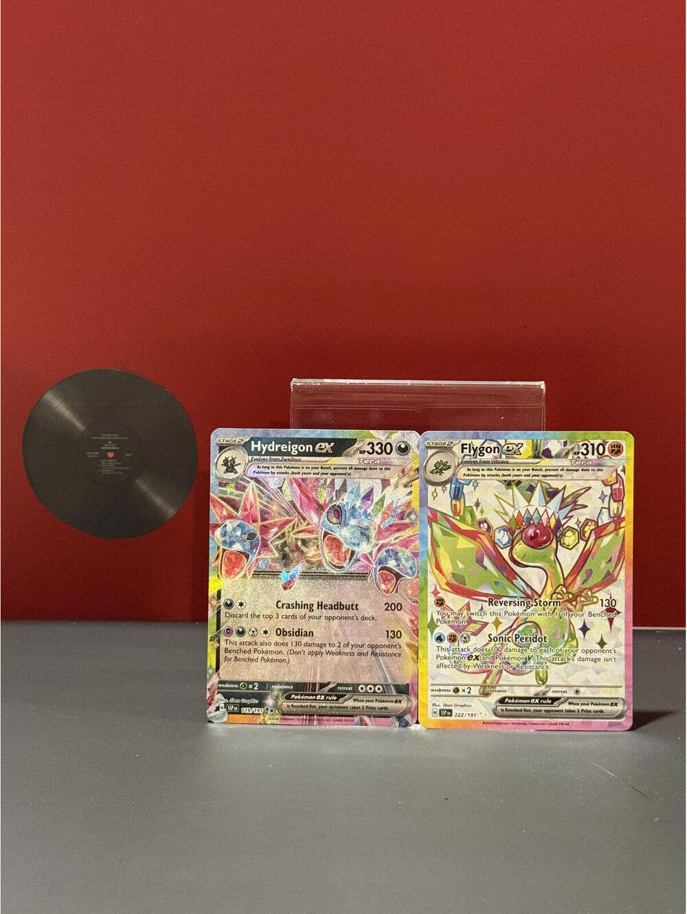 Hydreigon ex 119/191 & Flygon ex 222/191 Full Art - Surging Sparks - NM Bundle